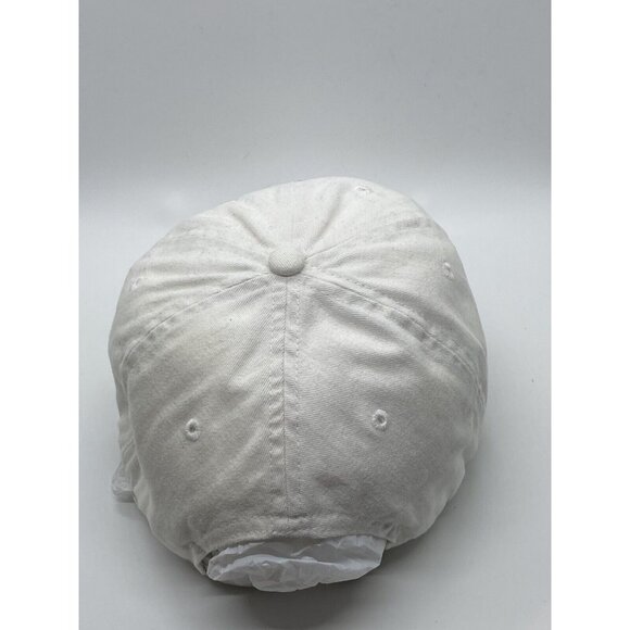 H2O At Home White Baseball Hat Cap Adjustable Strap-back Anvil Cotton - Picture 10 of 10